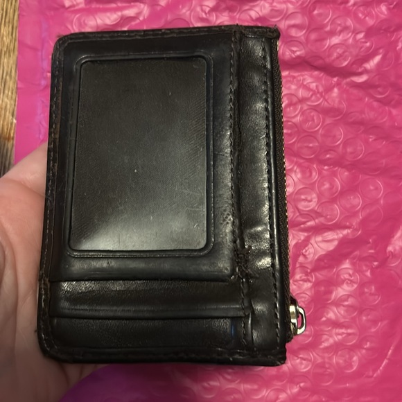 Coach Brown and Black Compact Wallet - Picture 7 of 9